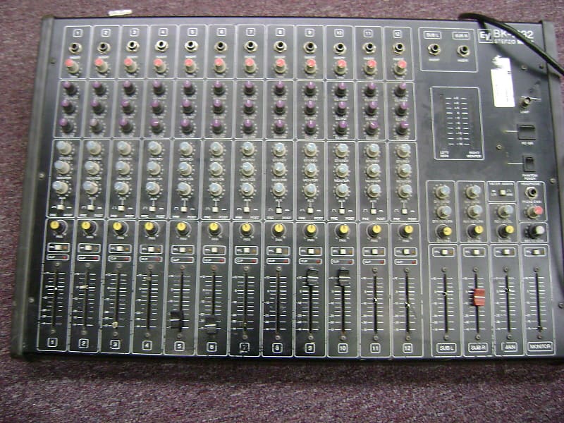 Electro-voice Bk-1232 Stereo Mixer Ev Bk1232 For Parts As Is 