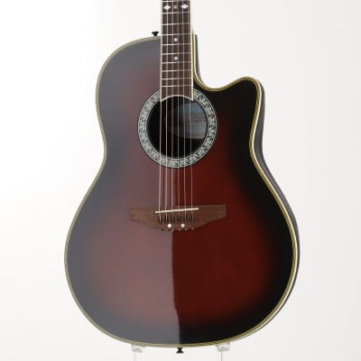 Ovation Celebrity CC157 Reverse Red Burst (S/N:705606) [01