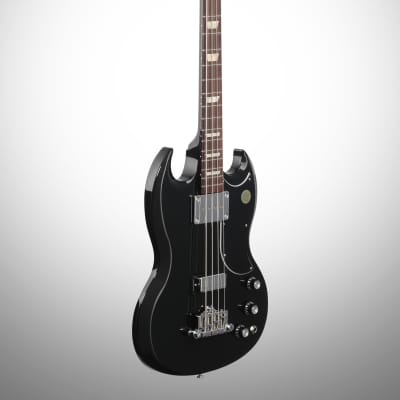 Gibson SG Standard Electric Bass (with Case), Ebony image 4