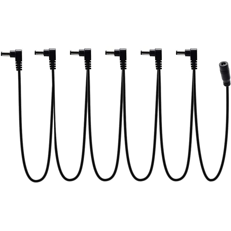 Guitar Pedal Power Supply Splitter Cable, 1 To 6 Way Daisy Reverb