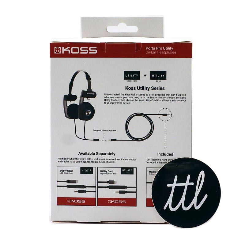 Utility Series Lightning Cord Adapter - Koss Stereophones
