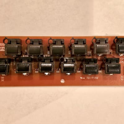 Yamaha Motif 6 F-PN UNDER LCD SCREEN PANEL BUTTON UNIT Motif Original 7