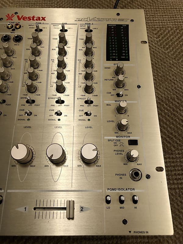 Rare Vestax PCV-275 Rotary DJ Mixer (Analog)