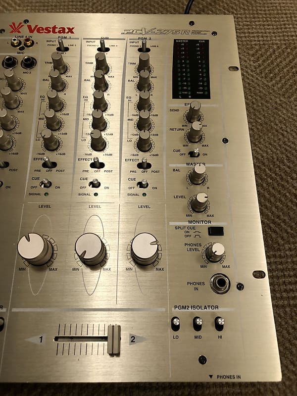 Rare Vestax PCV-275 Rotary DJ Mixer (Analog) | Reverb