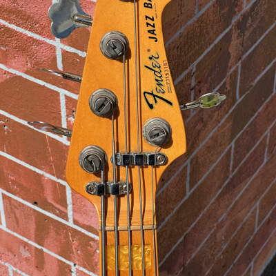 Fender Jazz Bass V Marcus Miller Signature 2003 - a very rare USA made featherweight Natural Ash 8 1/2 lb. bad boy ! image 5