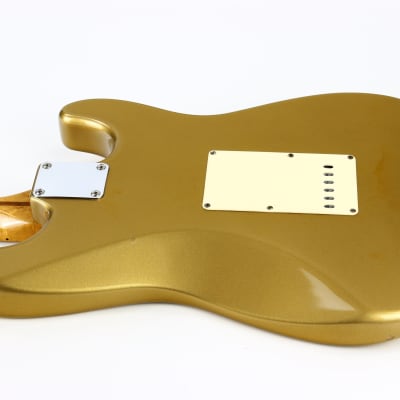 One-Of-A-Kind! 1991 Fender Custom Shop MASTERBUILT JW Black 1950's Stratocaster Reissue Electric Guitar | Aztec Gold, Lefty Strung Righty! j w image 24