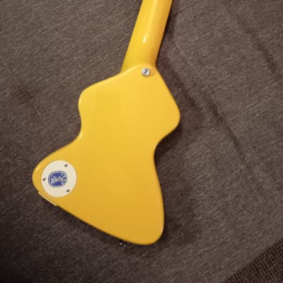 Erlewine Chiquita Travel guitar 90's - yellow *Neck repair* image 6