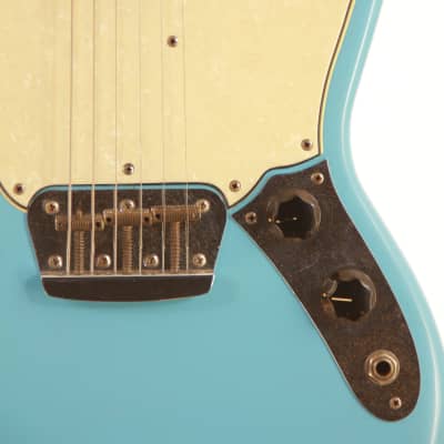 Fender Musicmaster 1964 "pre CBS" Sonic Blue - cool vintage electric guitar, nice player - check video! image 3