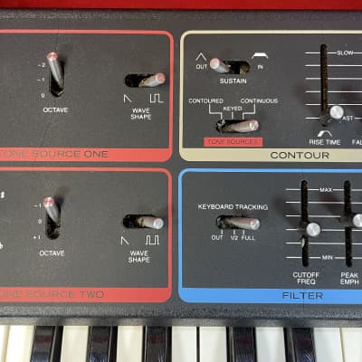 Vintage 1981 Moog / Realistic Concertmate MG-1 Analog Synth Synthesizer Keyboard image 4