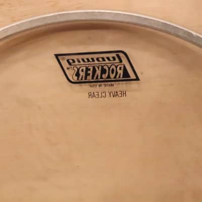 Ludwig Rockers 10" Heavy Clear Tom Drum Head Vintage image 4