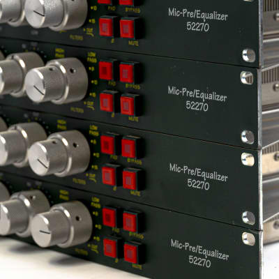 Four Daking 52270 Mic/Line EQ Preamps w/ Quad-Output Power Supply - Pristine Studio Clarity image 6