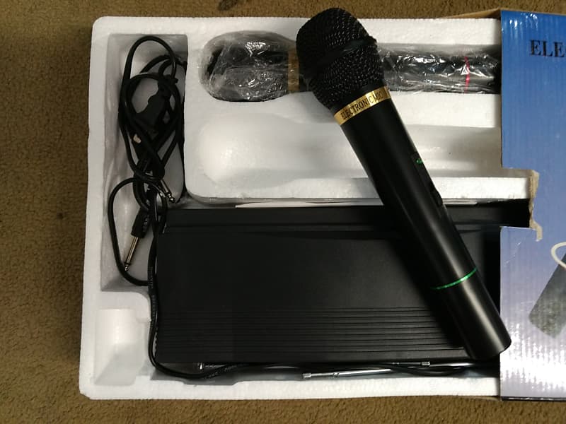 Electronic Mic EL 1127 New Black Wireless Mic System