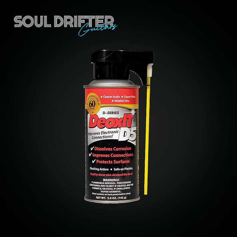 CAIG DeOXIT D5 D5S6 Contact Cleaner Spray 142g Volume/Tone Reverb