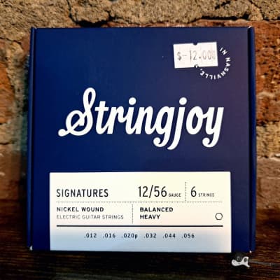 Stringjoy Signatures | (12-56) Balanced Heavy Gauge Nickel Wound Electric Guitar Strings