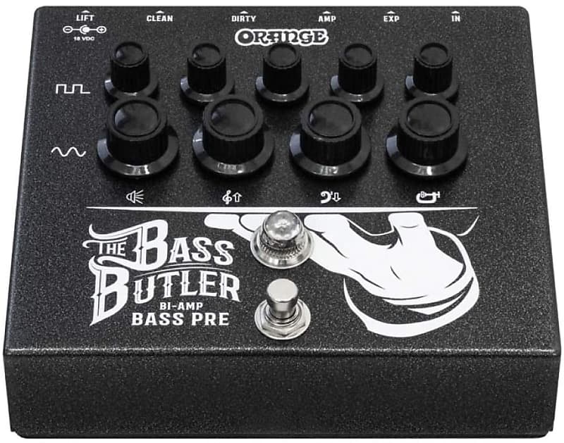 Mint Orange Bass Butler Bi-Amp Bass Preamp Pedal image 1
