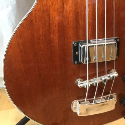 Hagstrom Swede Patch 2000 Bass Late 70s Mahogany image 4