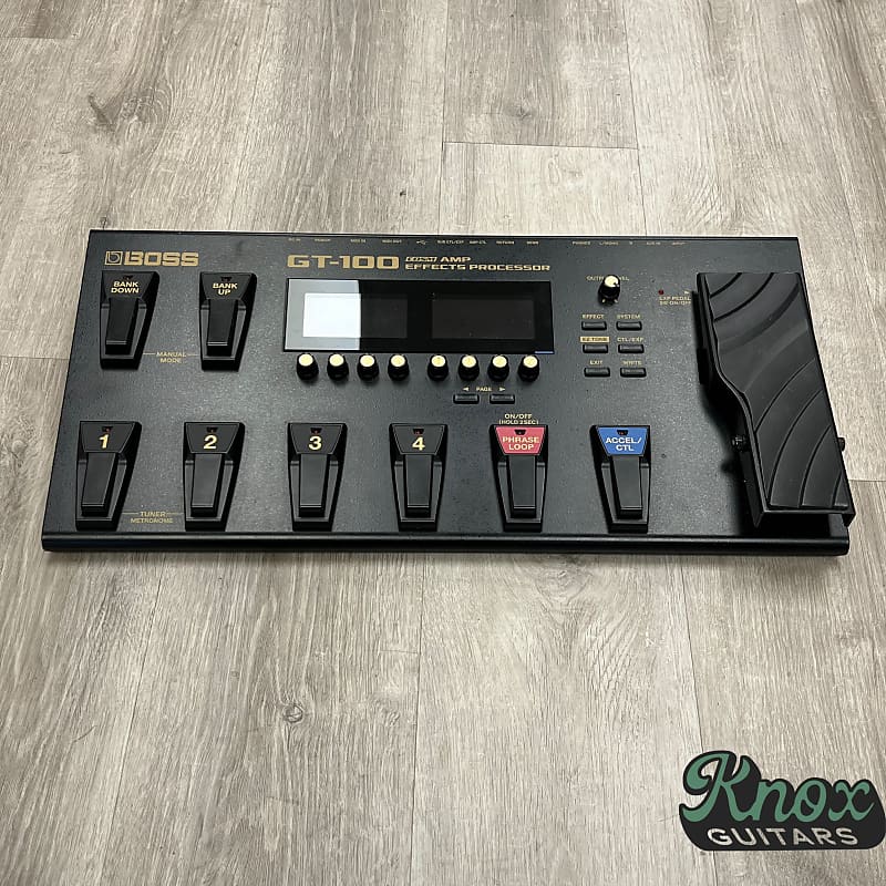 Boss GT100 Guitar Effects Processor 2014 Present Black Reverb