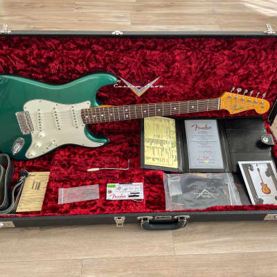 Fender Fender 65 Custom Shop Stratocaster Aged British Racing Green Journeyman Relic Namm LTD 2020 for sale