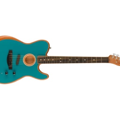 LIMITED EDITION AMERICAN ACOUSTASONIC® TELECASTER®, CHANNEL-BOUND NECK, OCEAN TURQUOISE image 2