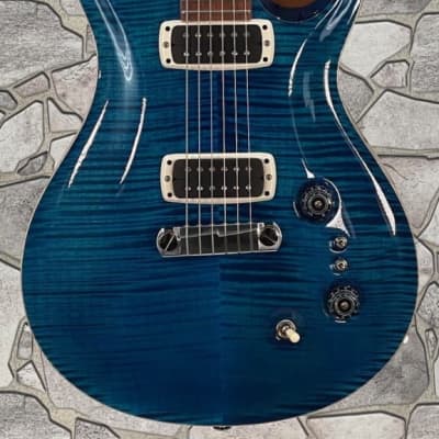 Paul Reed Smith Paul's Guitar Flame Maple Top with the Nickel Package in Aquamarine with a Hardshell Case image 5