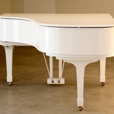1978 Yamaha C7 Semi-Concert Grand Piano in Rare Polished White Vintage Original Professional Orchestral Concert Piano Hamamatsu Japan Factory image 12