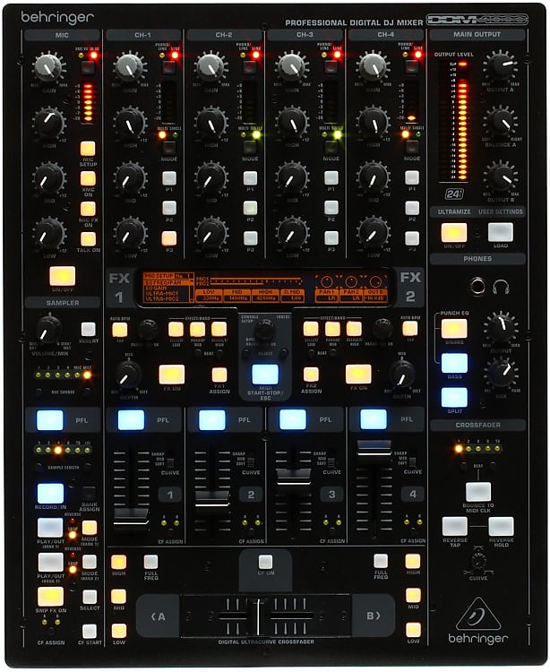 Behringer DDM4000 5-channel Digital DJ Mixer image 1