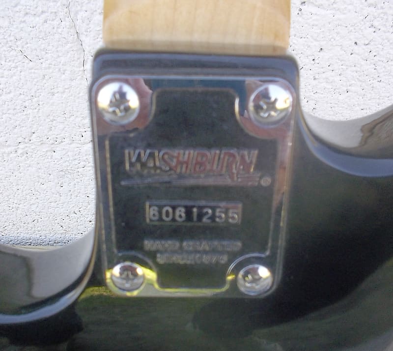 Washburn MG-340 1990s Black | Reverb
