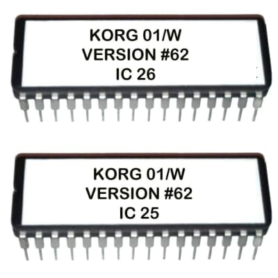 Korg 01/w - Version 62 OS EPROM Firmware Upgrade Update for 01W FD Pro Pro X