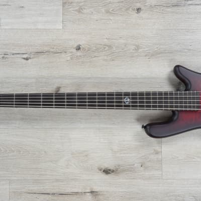 Spector NS Pulse II 5 5-String Bass, Macassar Ebony Fretboard, Black Cherry image 6