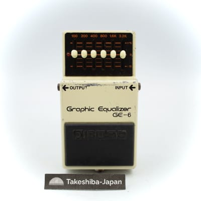 BOSS GE-6 グラフィック イコライザー　made in JAPAN Boss GE-6 Graphic Equalizer | Reverb