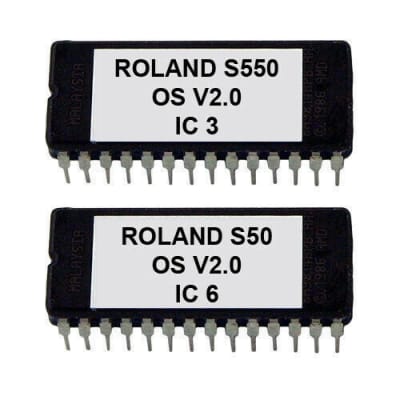 ROLAND S550 Firmware 2.00 Latest Os Upgrade Update Sampler S-550 Eprom Kit