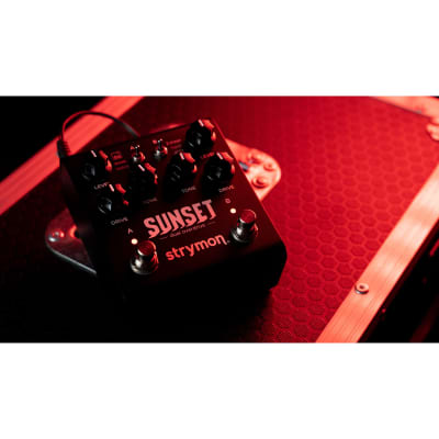Strymon Sunset Dual Overdrive Guitar Effects Pedal, Midnight Edition Black