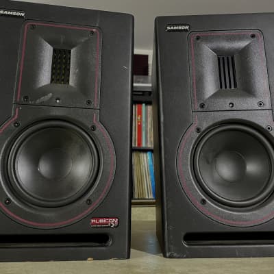 SAMSON RUBICON R5a サムソン リボンツイータ 廃番 Pair Of Samson Rubicon R5A 20W Active 5 inch Ribbon Monitors
