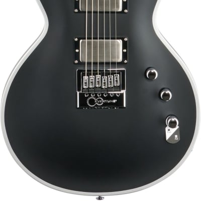 ESP LTD EC-1000 EverTune BB Electric Guitar, Black Satin image 3