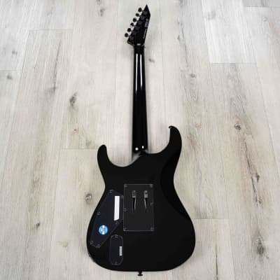 ESP LTD Kirk Hammett Signature Demonology Guitar, Ebony Fretboard, Black image 6
