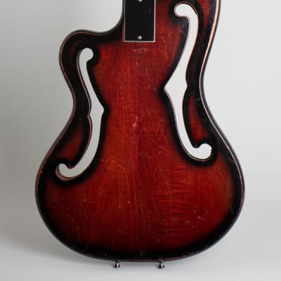Ampeg  AMB-1 Electric Bass Guitar (1968), ser. #000549, black gig bag case. image 4