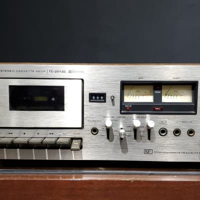 Sony Stereo Cassette TC-204 SD For repair or parts image 1