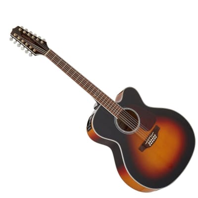 Takamine GJ72CE G Series Jumbo Cutaway 12-String Acoustic-Electric Guitar with Laurel Fingerboard (Gloss Sunburst) image 4