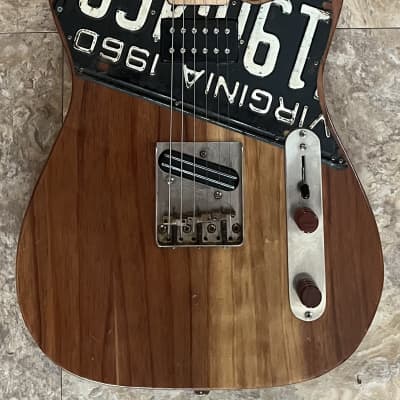 Mike Gee Kustoms T-style SH w-license plate - Natural w/stain image 1
