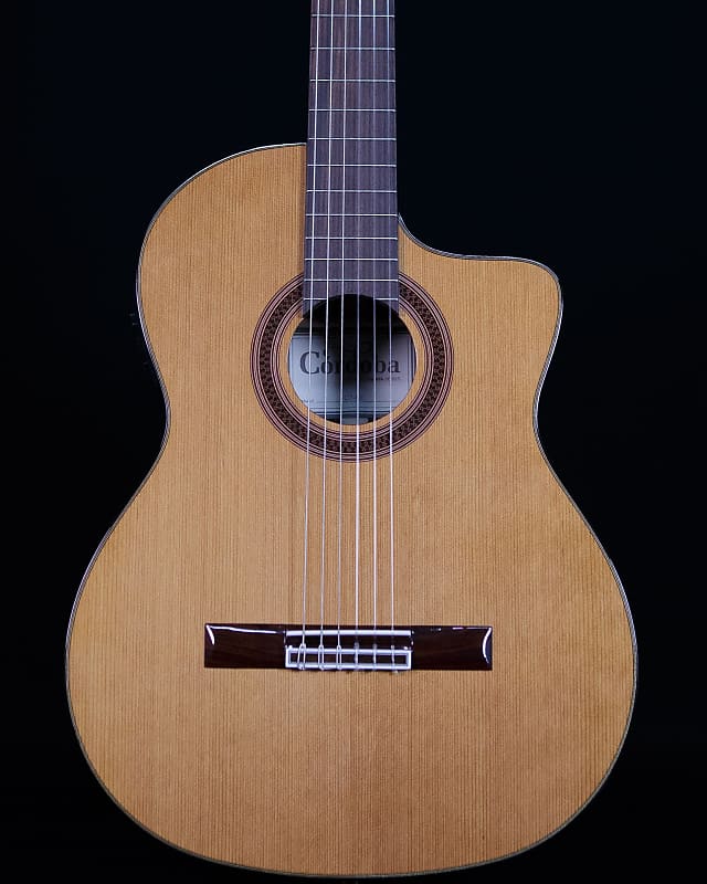 Cordoba C7-CE Cedar Top Nylon String Guitar image 1