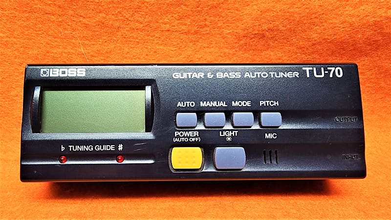 Boss Guitar & Bass Auto Tuner TU-70 mid 2010 - Black