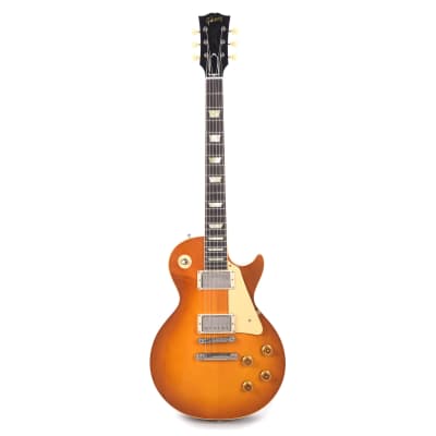 Gibson Custom Shop 1958 Les Paul Standard "CME Spec" Amber VOS w/59 Carmelita Neck (Serial #84342) image 4