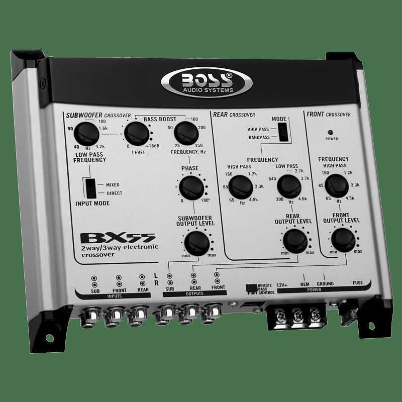 BOSS BX55 2/3 Way Car Audio Electronic Crossover Bass Reverb