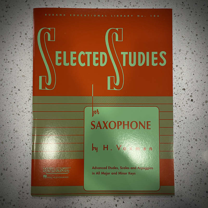 Rubank Selected Studies Saxophone Vol.1 Reverb