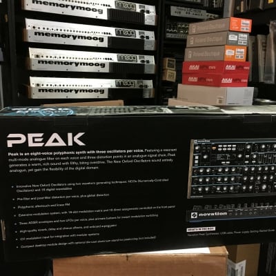 Novation Peak Desktop Polyphonic Synthesizer in box //ARMENS// image 4