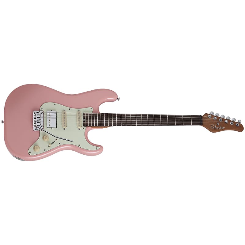 Schecter NICK JOHNSTON TRAD H/S/S A.COR Atomic Coral traditional Atomic Coral Electric Guitar - NEW image 1