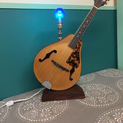 Vintage Mandolin Lamp (Mando-Lamp) image 1