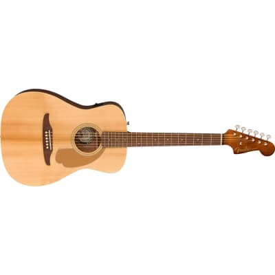 Fender Malibu Player Acoustic Electric Guitar, Walnut Fingerboard, Natural image 3