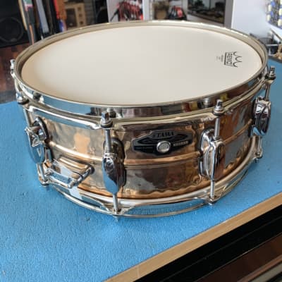 Tama PBZ355H Power Metal Hand Hammered Bronze 5.5x14 Snare