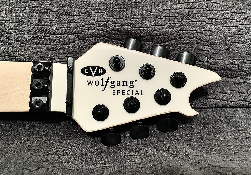 2022 EVH WOLFGANG SPECIAL POLAR WHITE HEADSTOCK LOADED MAPLE Reverb